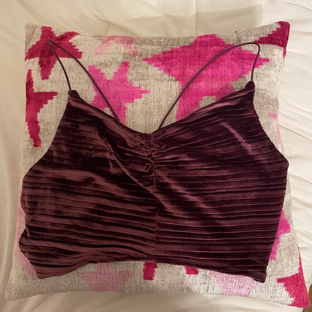 velvet party top